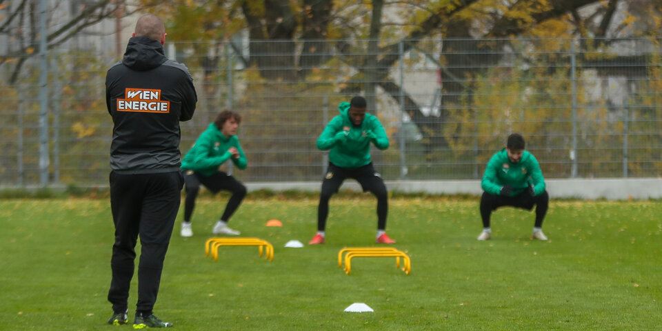 Rapid erstes Training mit Hofmann/Hickersberger