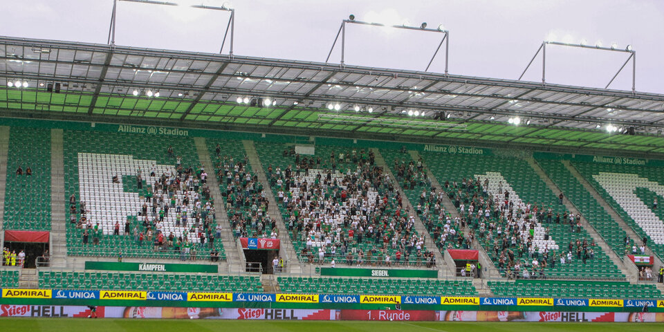 Rapid feiert Fan-Comeback bei Bundesliga-Auftakt