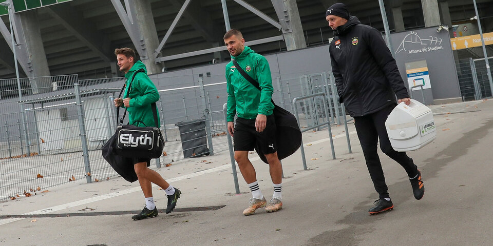 Rapid erstes Training mit Hofmann/Hickersberger