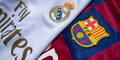 Real Madrid und FC Barcelona Logo