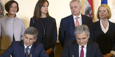 Erste Klausur der neuen Regierung