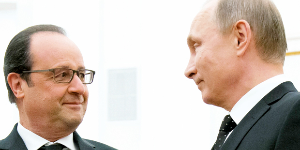 Hollande: Anti-
ISIS-Allianz mit Assad-Truppen