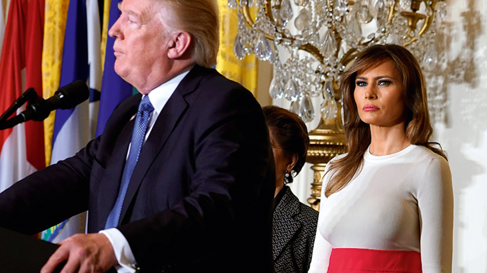 Nippel Gate bei Melania Trump