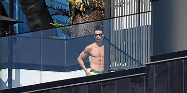 Ronaldo in seiner Villa auf Madeira