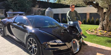 Ronaldos Luxus-Sportwagen bei Crash geschrottet