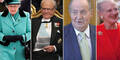 Carl Gustaf, Queen Elizabeth II, Juan Carlos, Margrethe II von Dänemark