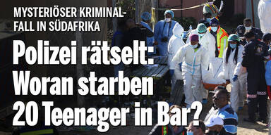 Polizei rätselt: 20 Tote nach Party in Bar in Südafrika