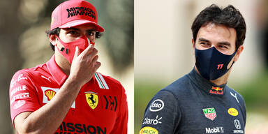 Corona: F1-Stars Sainz und Perez bereits geimpft