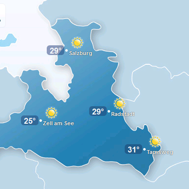 Heftige Gewitter in Österreich