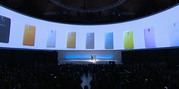 Samsung greift mit Galaxy Gear, Note 3 & 10.1 an
