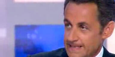 Sarkozy rastet im TV-Studio aus