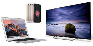iPhone SE, MacBook Air & Sony 4K-TV billig wie nie