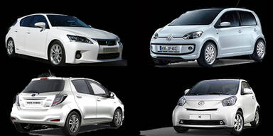 Die saubersten Autos des Jahres 2012