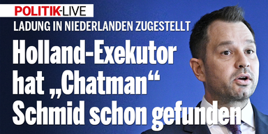 Holland-Exekutor hat »Chatman« Schmid schon gefunden