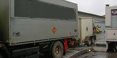 Schrott-Lkw mit 7 t Sprengstoff gestoppt