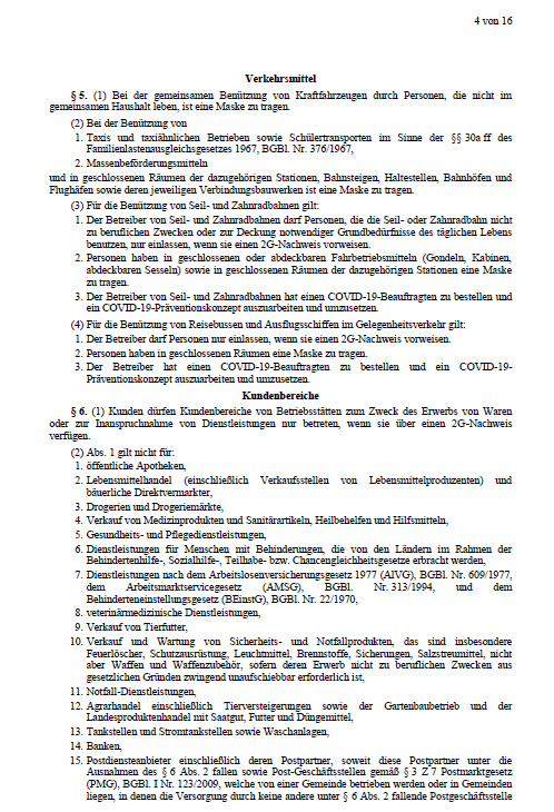 Corona-Verordnung mit Gastro-Hammer ist da