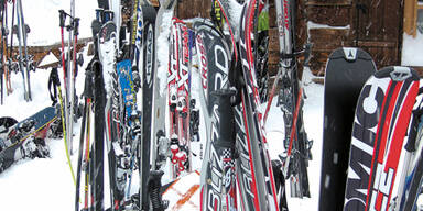 Ski gestohlen: Mit Alk-Fahne zur Polizei