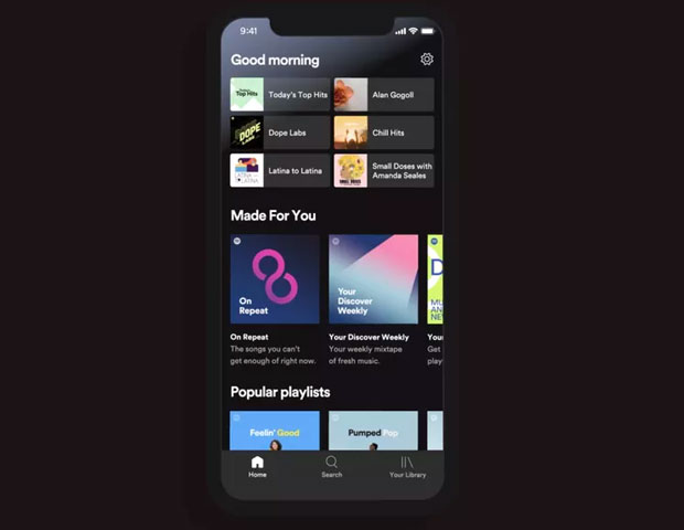 Spotify-App hat jetzt völlig neuen Look