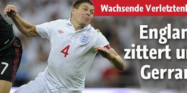 Gerrard vor letztem WM-Test angeschlagen