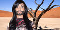 Conchita Wurst im Wüstencamp