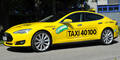 Tesla Model S ist erstes E-Taxi in Wien