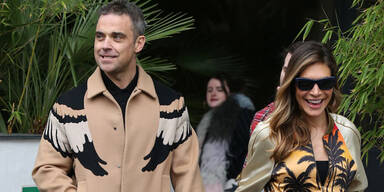 Robbie Williams & Ayda Field: Skurriler Auftritt