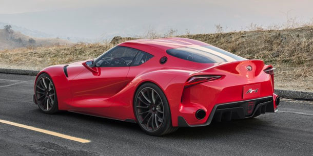 Atemberaubende Toyota-Studie FT-1