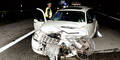 Auto weicht Fuchs aus: Drei Verletzte