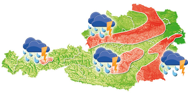 Unwetterkarte GRAFIK