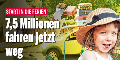 7,5 Millionen fahren jetzt weg