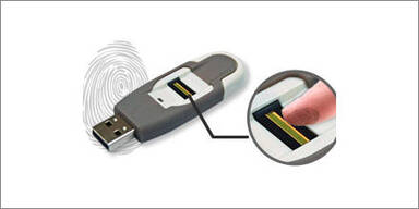 USB-Stick mit Fingerabdruck-Sensor