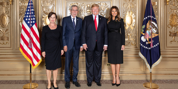 Hier trifft VdB Trump zum gemeinsamen Foto