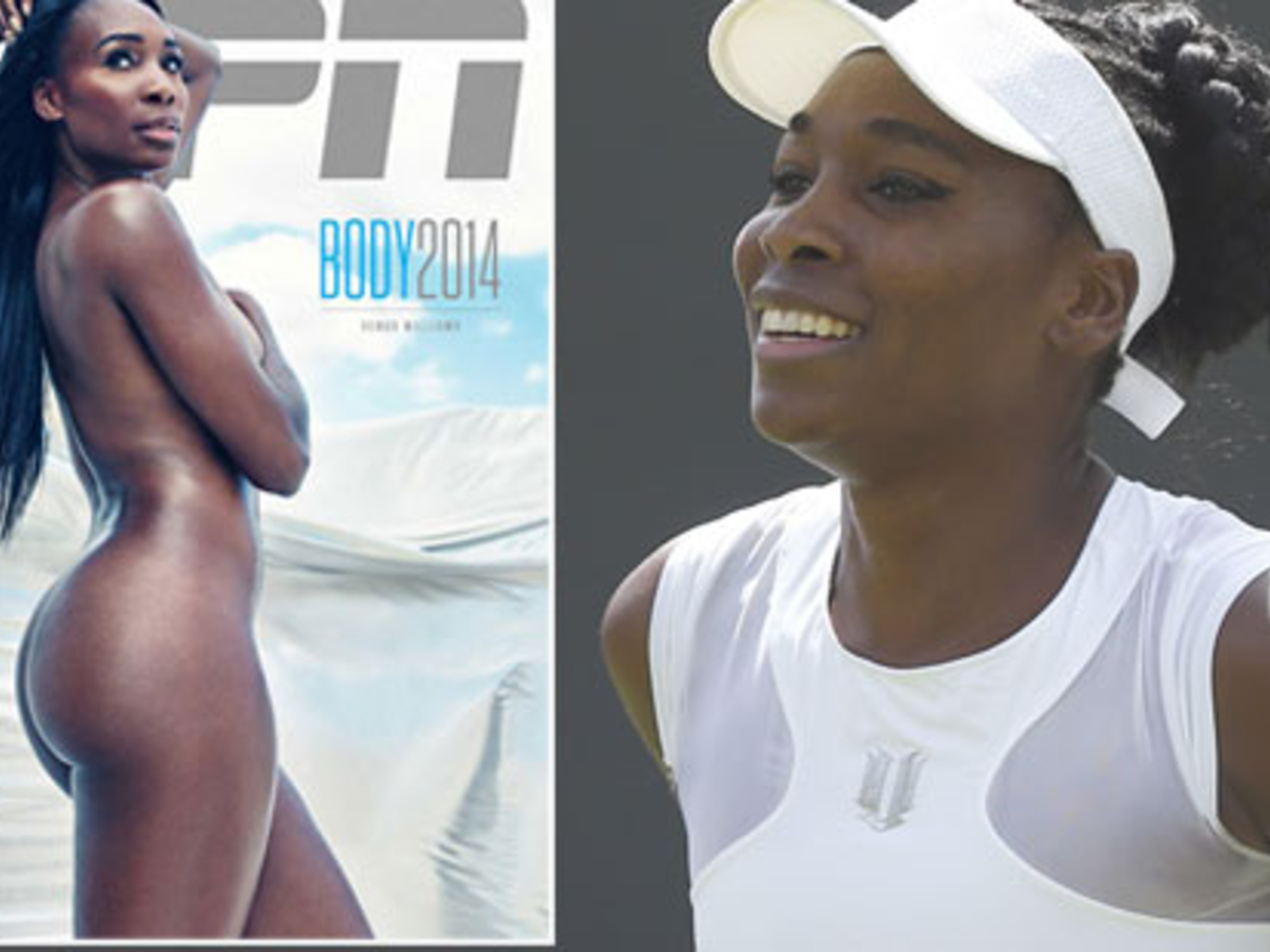 Venus williams nackt Venus Williams bares all in ESPN’s annu. venus wil...