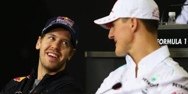 Für Vettel bleibt 'Schumi' die Nummer Eins