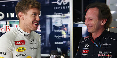 Sebastian Vettel; Christian Horner