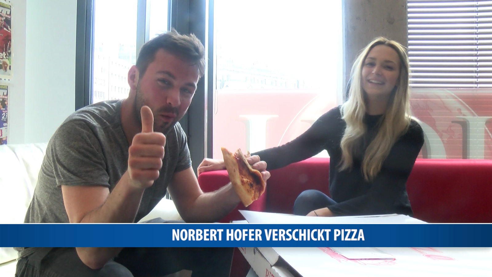 Norbert Hofer schickt oe24 SalamiPizza oe24.at