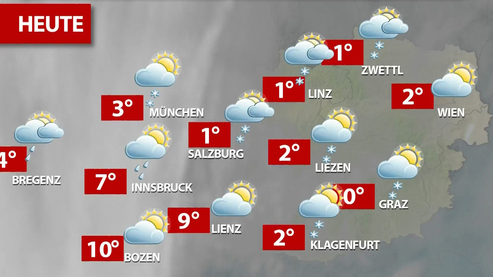 Wetterprognose für heute oe24.at