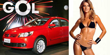 VW startet den Gol in Brasilien mit Gisele und Sly