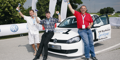 Die Gewinner: Gerald Gaugusch, Walter Mähr und Gerhard Kraus (v. l. n. r.)