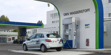 OMV eröffnete Wasserstoff-Tankstelle
