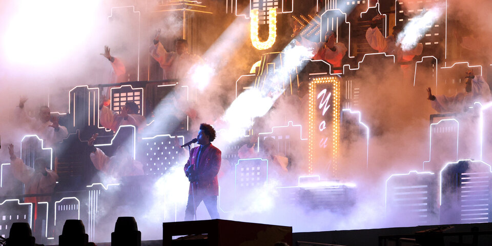 'The Weeknd' rockte Halftime-Show mit Medley