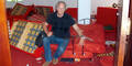 Karl Wendl in Gaddafis Palast in Tripolis