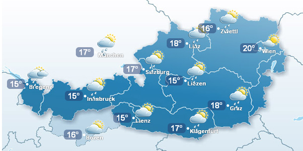 So wird das Wetter am Feiertag