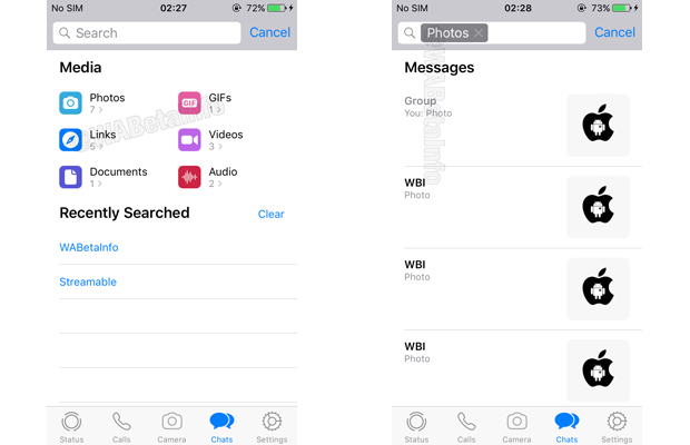 WhatsApp erweitert Such-Funktion