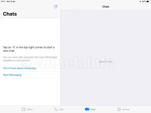 WhatsApp bringt eigenständige iPad-App