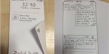 Manuelle WhatsApp wird Internet-Hit