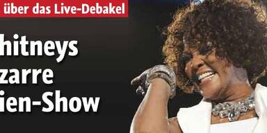 Whitney Houstons bizarre Wien-Show