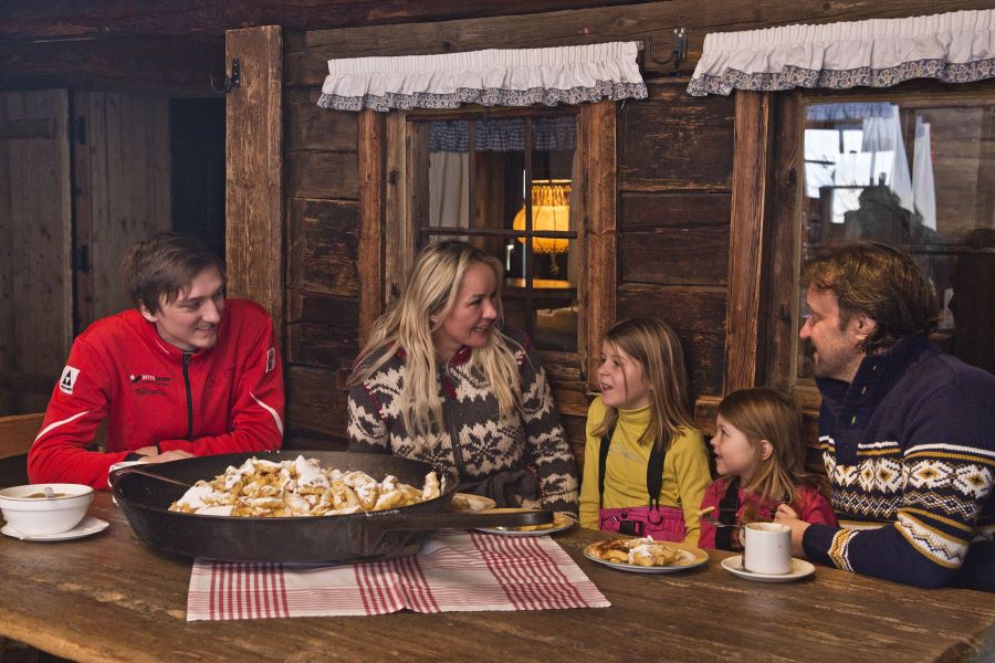 Genuss auf der Hütte: Mit Abstand das Beste.