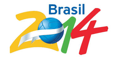 Fußball WM 2014, Logo, Brazil 2014, Brasilien 2014