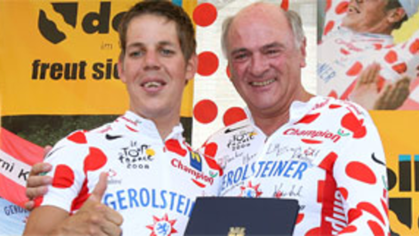 Wolkersdorf feiert TourHelden Bernhard Kohl